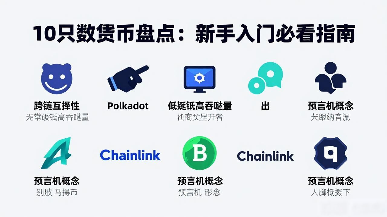10只数字货币盘点：新手入门必看指南