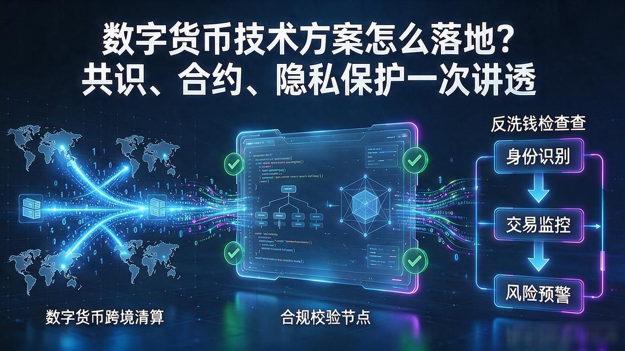 数字货币技术方案怎么落地？共识、合约、隐私保护一次讲透