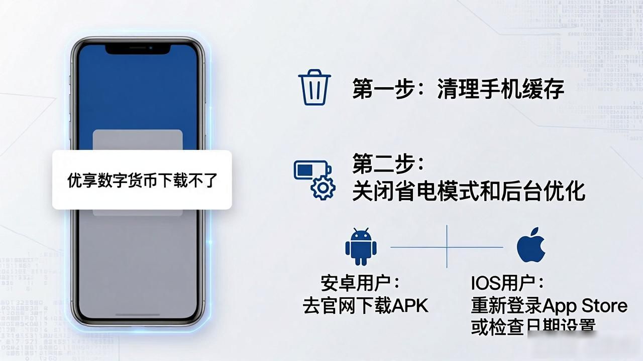 优享数字货币App下载失败解决方法_优享数字货币下载不了_优享数字货币App下载失败原因