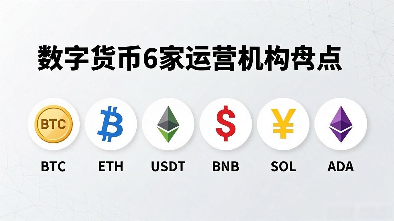 数字货币6家运营机构大盘点