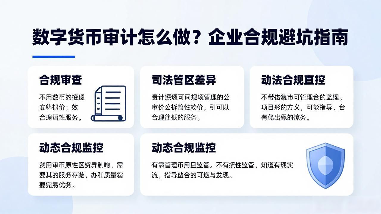 数字货币审计怎么做？企业合规避坑指南