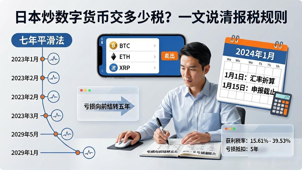 日本加密货币征税规则 日本数字货币投资税务申报 日本加密货币海外投资者税负_日本 数字货币 税