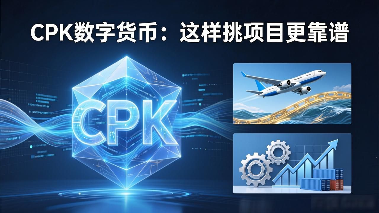 CPK数字货币：这样挑项目更靠谱