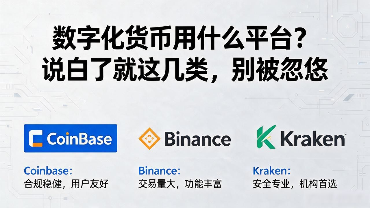 数字化货币用什么平台？说白了就这几类，别被忽悠