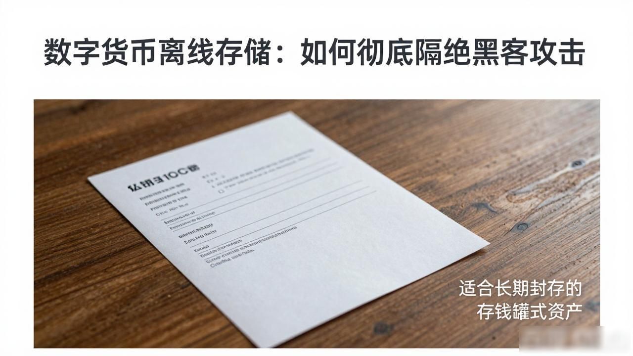 数字货币离线存储：如何彻底隔绝黑客攻击