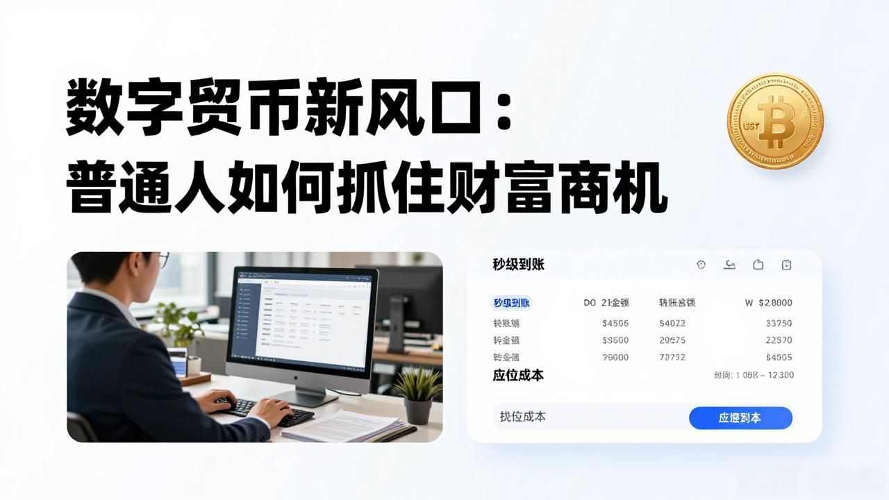 数字货币新风口：普通人如何抓住财富商机