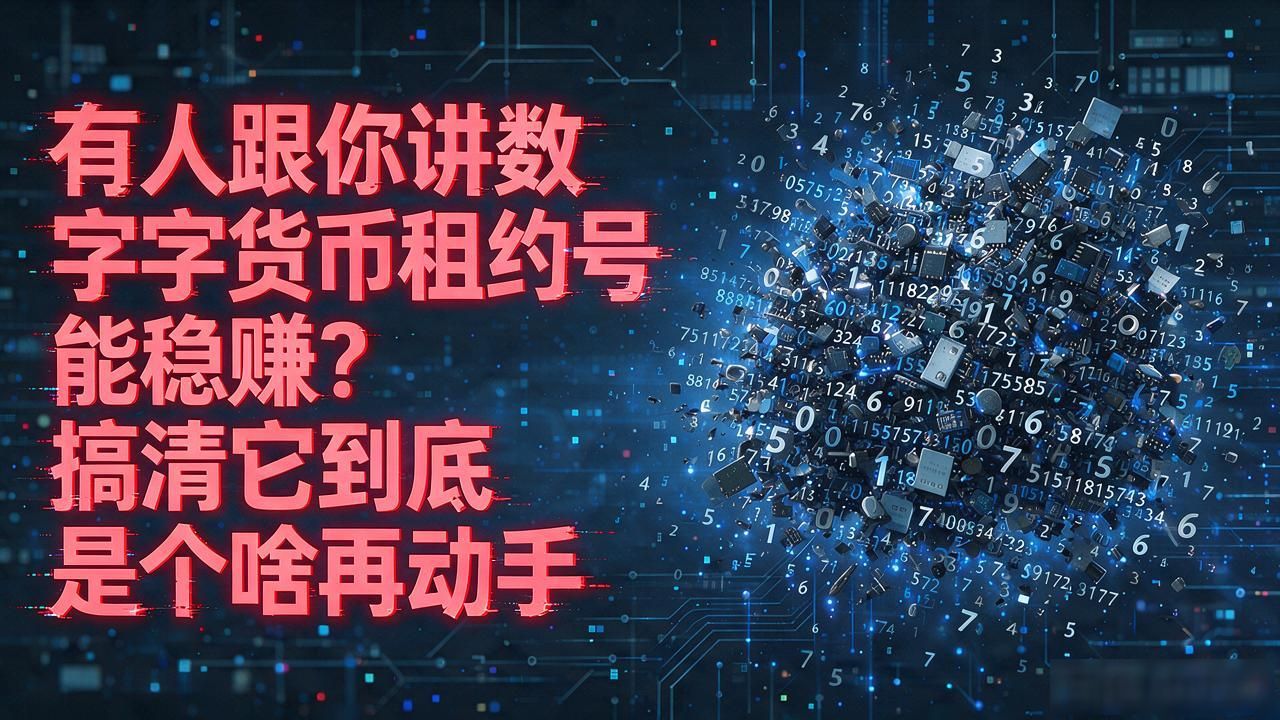 有人跟你讲数字货币租约号能稳赚？搞清它到底是个啥再动手