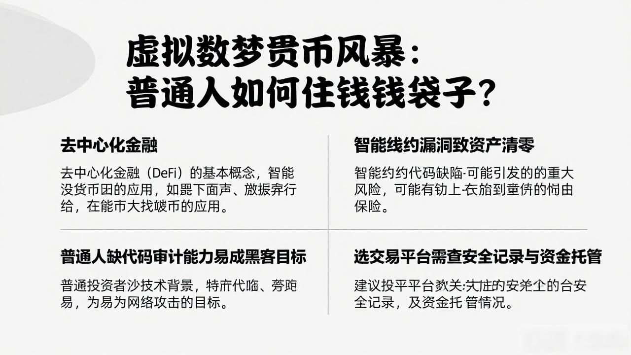 虚拟数字货币风暴：普通人如何守住钱袋子？