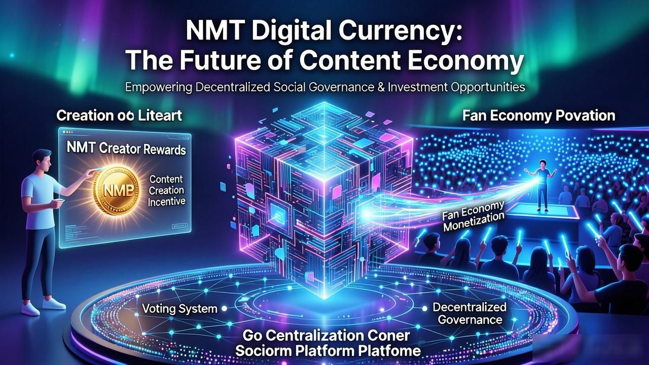 NMT数字资产新媒体价值_新媒体数字货币nmt_NMT代币社交权益绑定