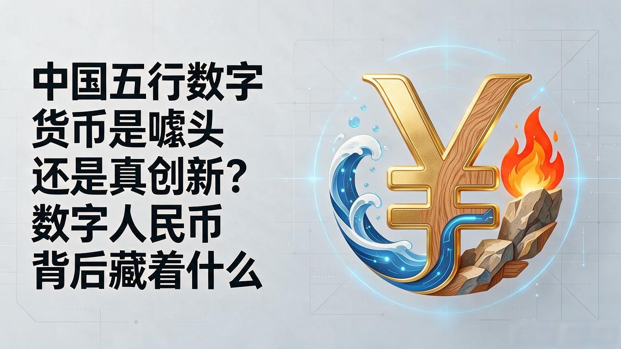 中国五行数字货币是噱头还是真创新？数字人民币背后藏着什么