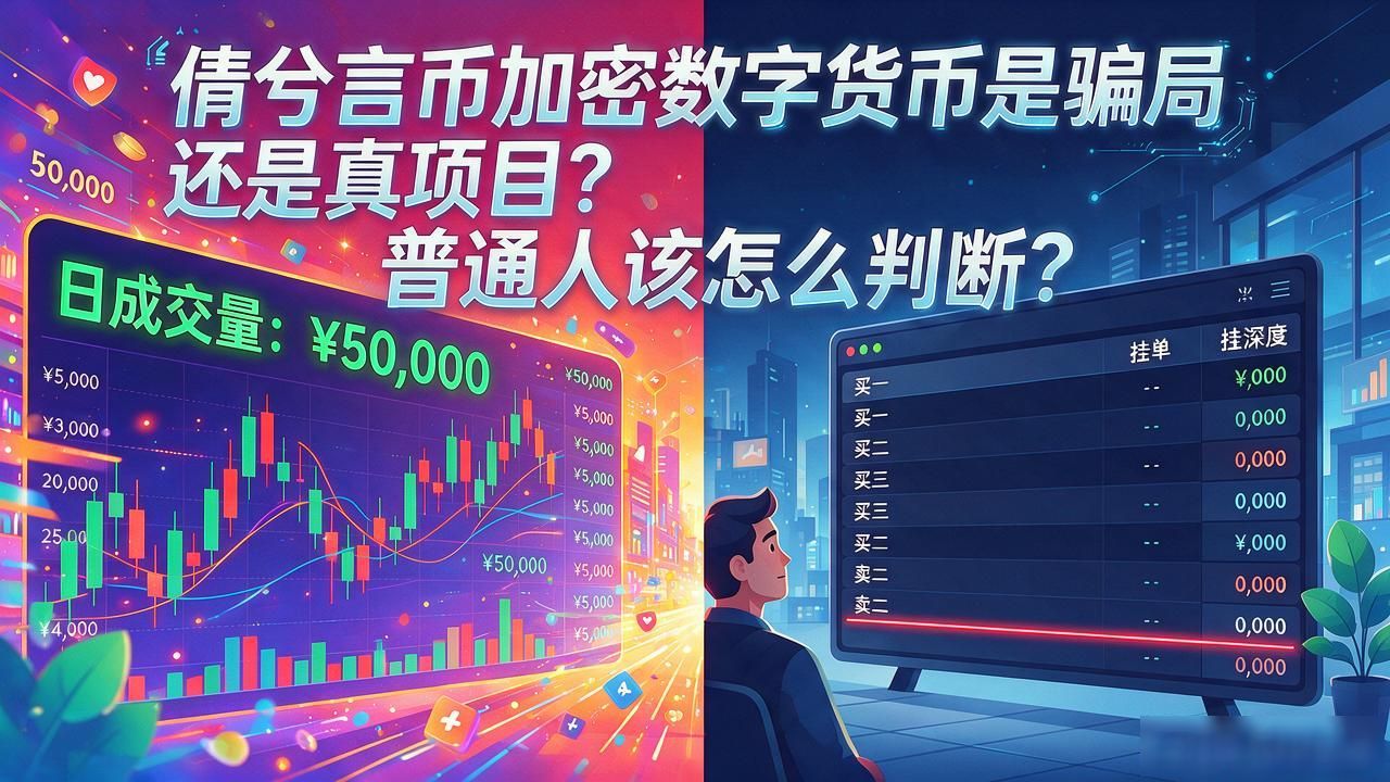 倩兮言币加密数字货币是骗局还是真项目？普通人该怎么判断