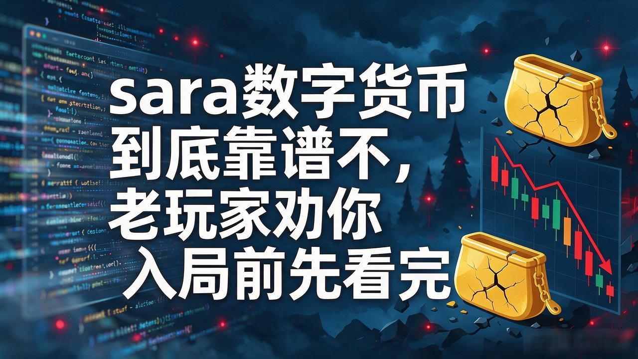 sara数字货币到底靠谱不，老玩家劝你入局前先看完