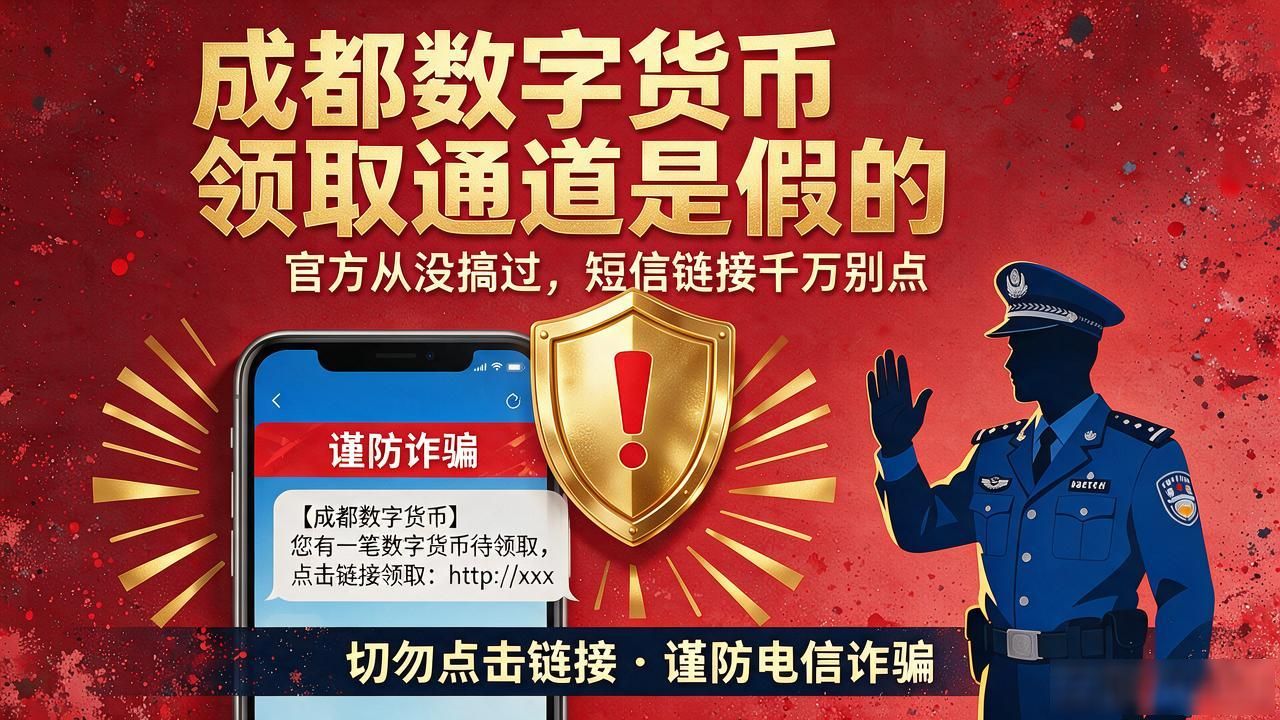 成都数字货币怎么领取_成都数字货币骗局_反诈宣传短信识别