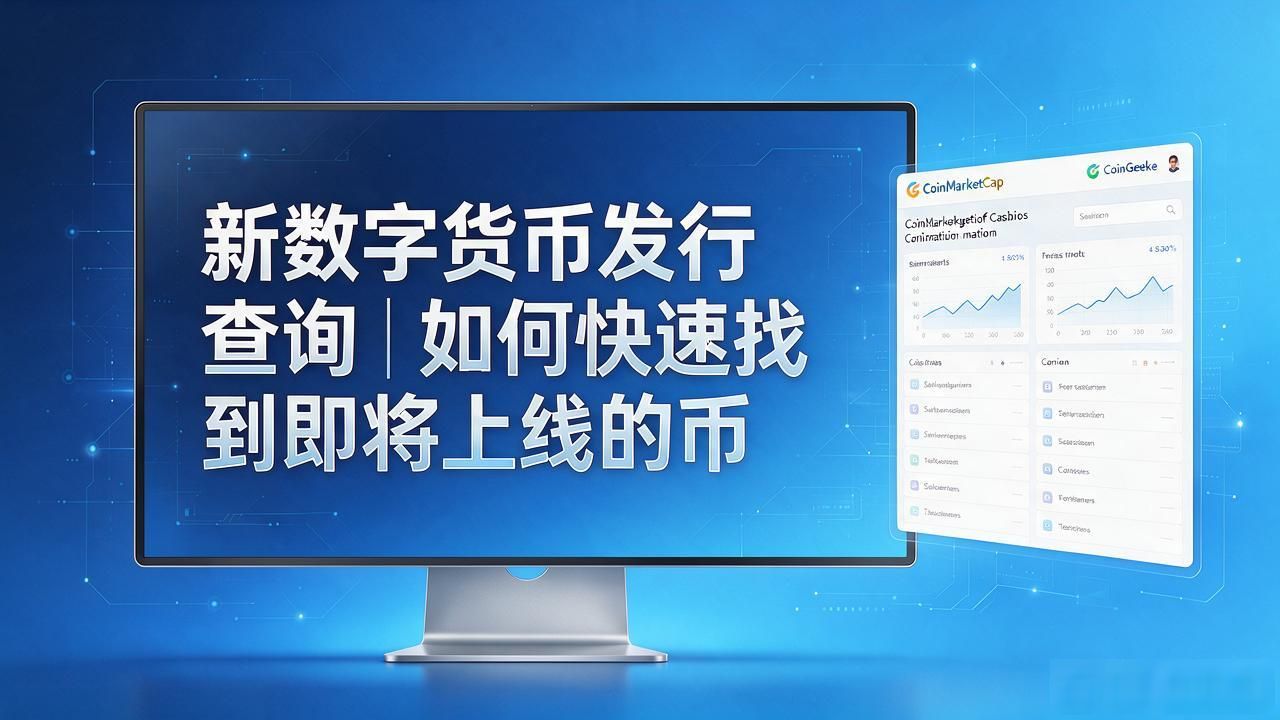 新数字货币发行查询｜如何快速找到即将上线的币