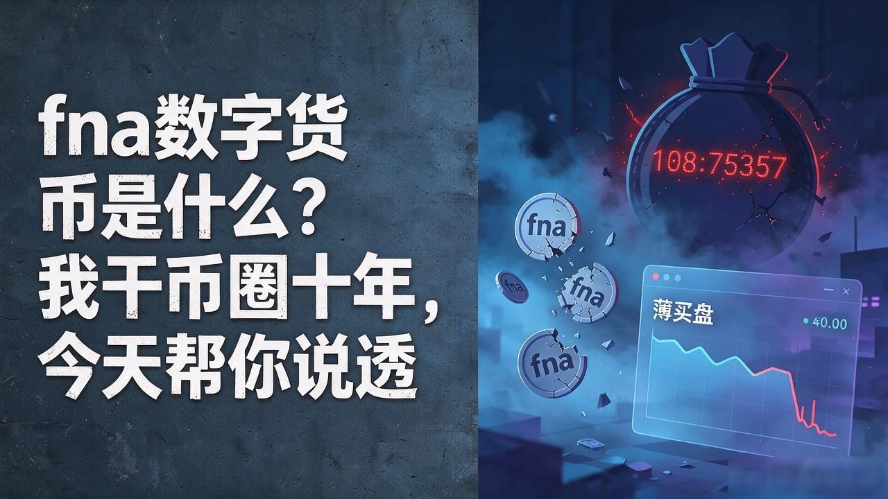 fna数字货币是什么？我干币圈十年，今天帮你说透