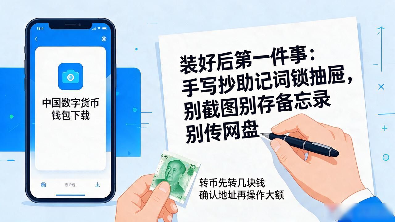中国数字货币钱包下载：去哪下、怎么装、别踩坑