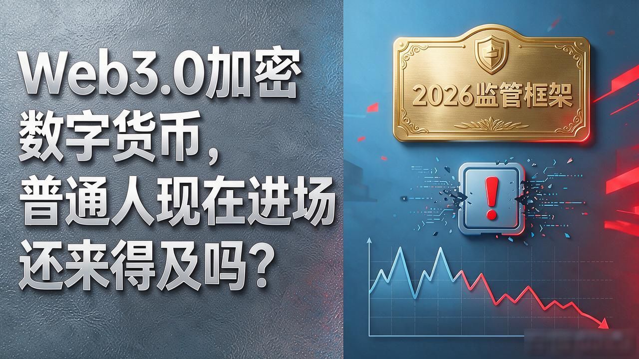 Web3.0加密数字货币，普通人现在进场还来得及吗？