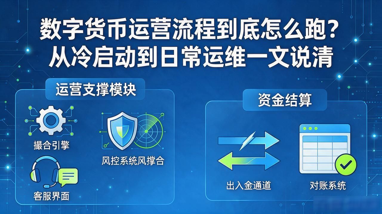 数字货币运营流程到底怎么跑？从冷启动到日常运维一文说清